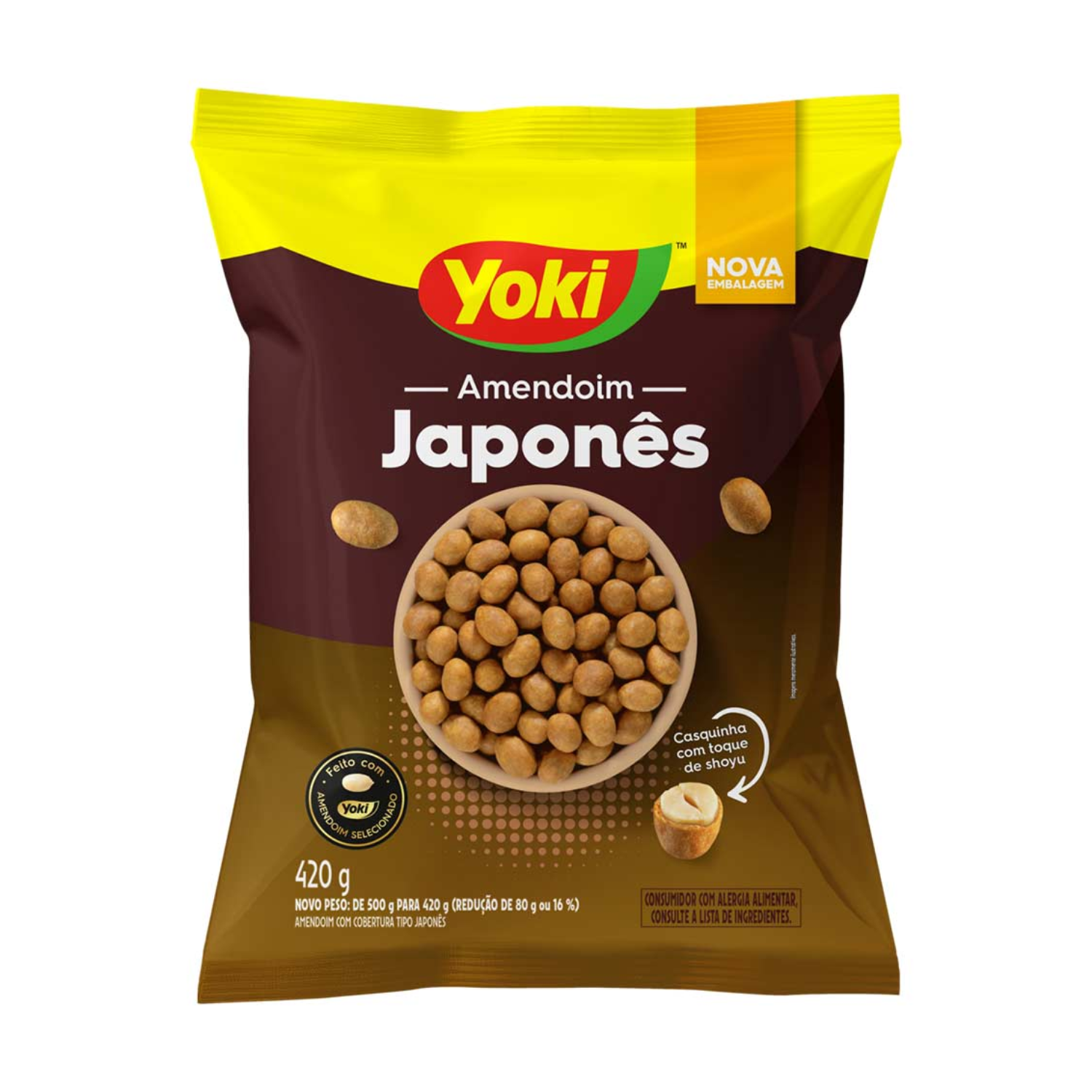 Yoki Amendoim Tipo Japonês (420g)